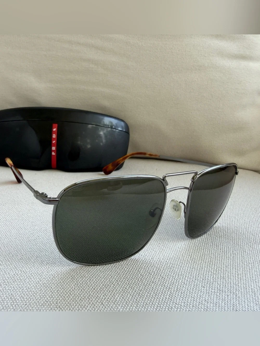 Authentic Prada Aviator Sunglasses